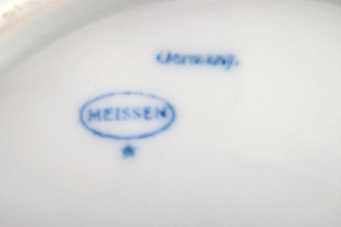 Rococo Stadt Meissen Blue Onion Pattern, Dinner Plate, 6 Pcs in Stock, Mid-20th Century