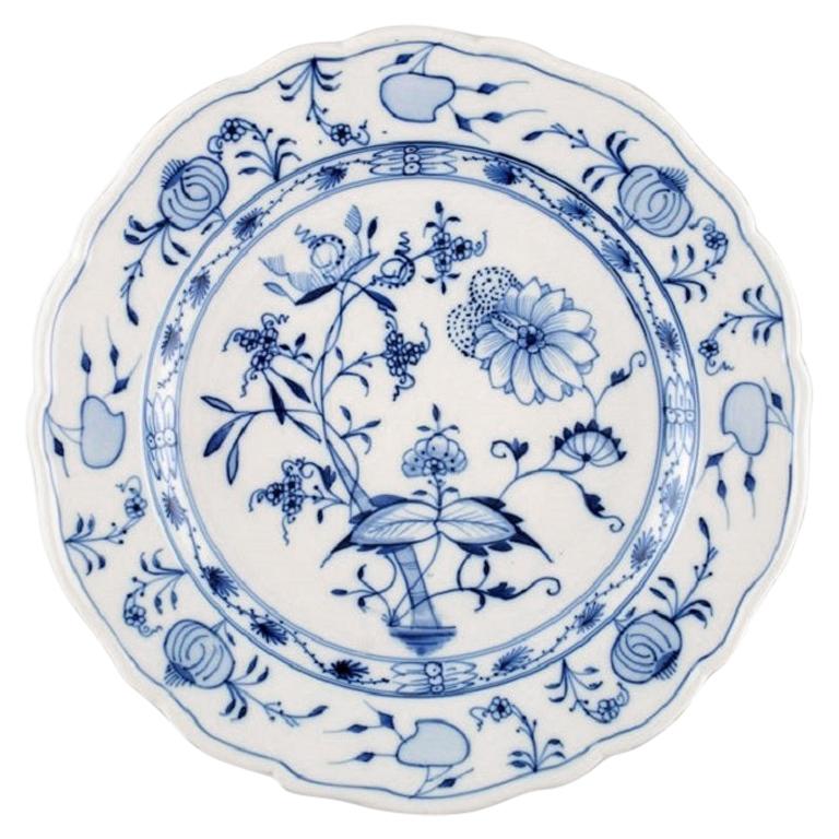Stadt Meissen Blue Onion Pattern, Dinner Plate, 6 Pcs in Stock, Mid-20th Century