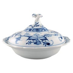 Vintage Stadt Meissen Blue Onion Patterned Lidded Tureen, Mid-20th Century
