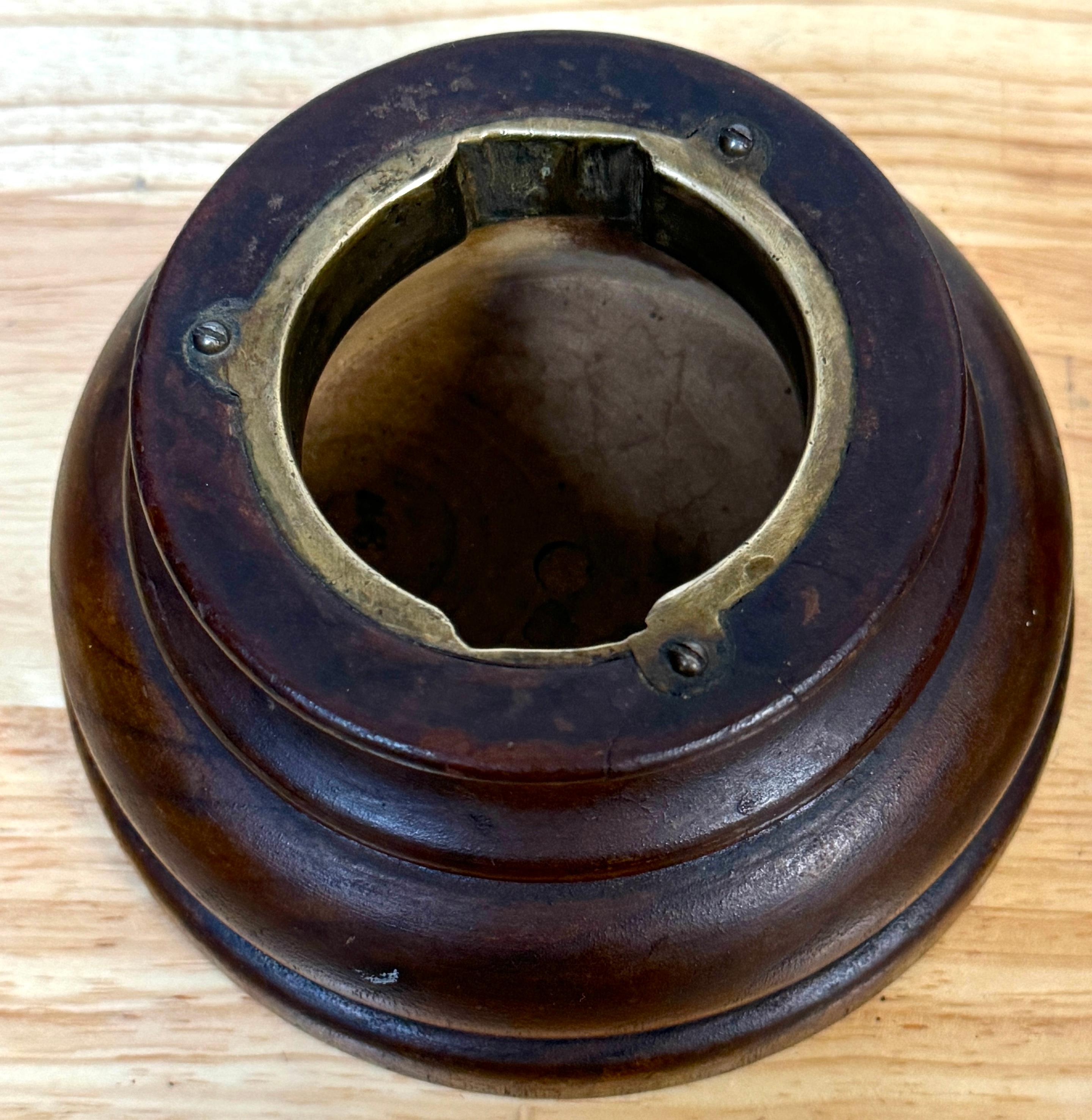 Stafanc Ugolini Firenze, 1784* Molino de pimienta de madera de frutal y latón en venta 5