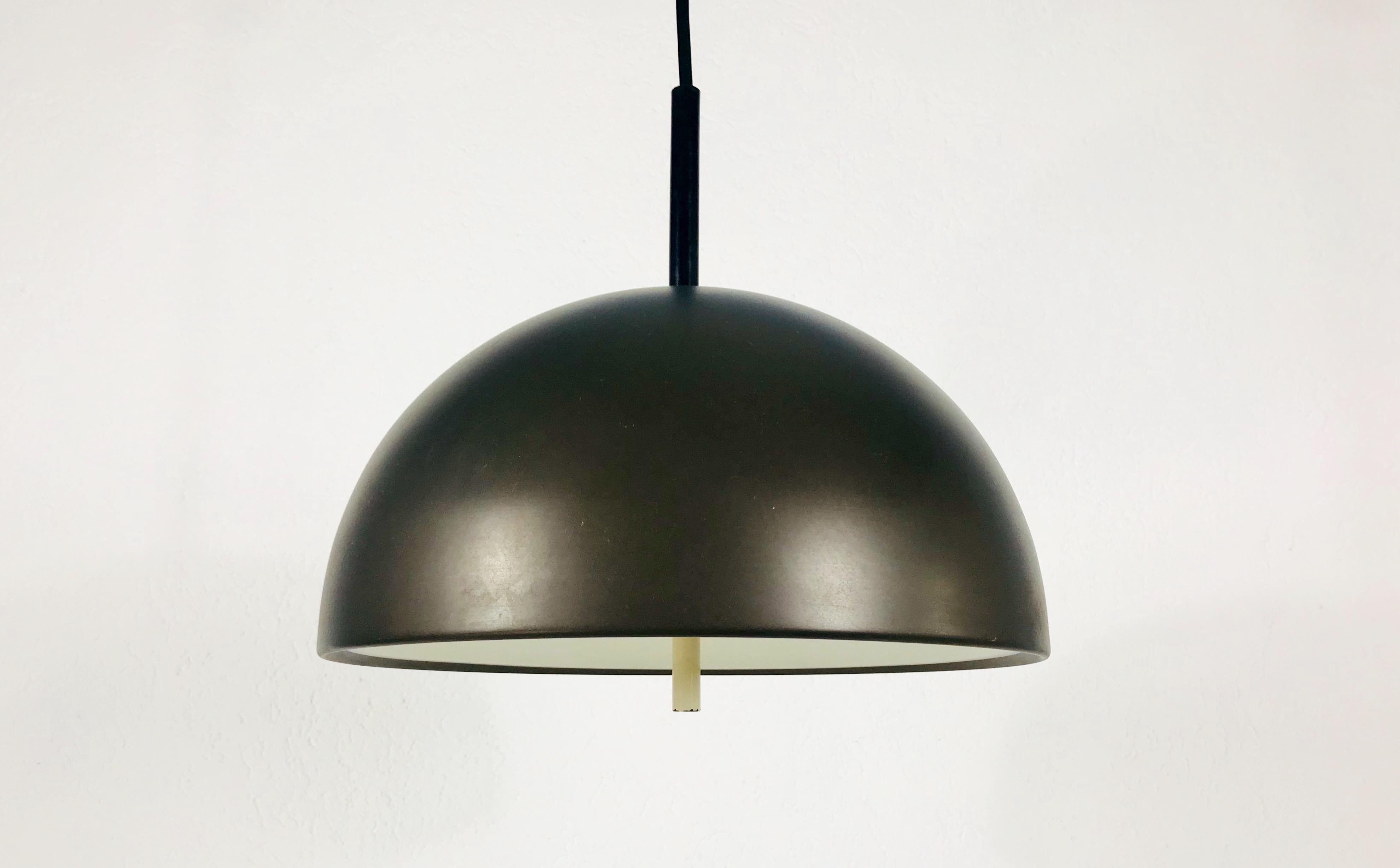 Staff Braune Hängelampenlampe, 1970er Jahre, Deutschland im Angebot 2