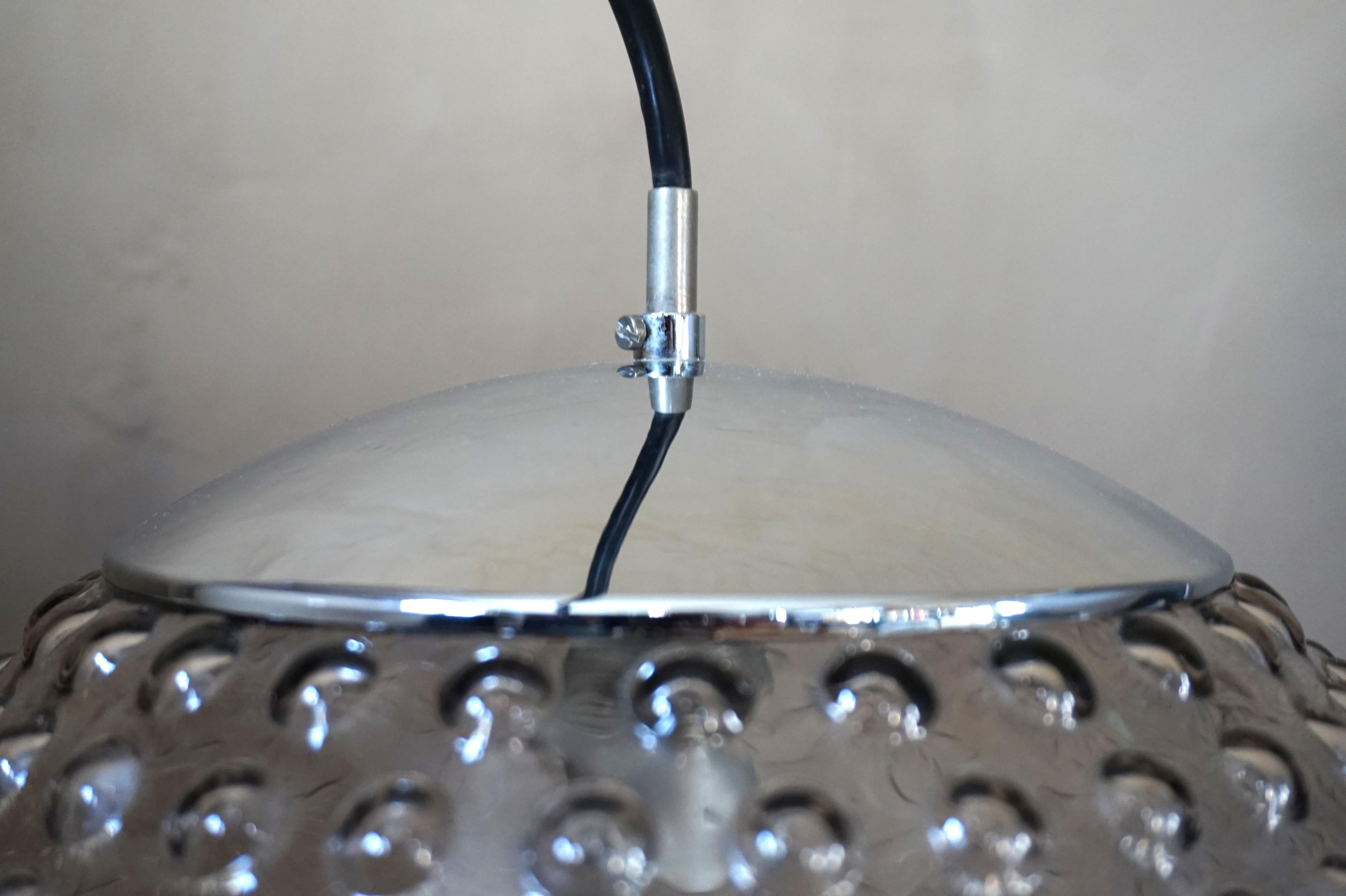Tedesco Staff Bubble, lampada a sospensione da soffitto di Rolf Krüger, 1970 in vendita