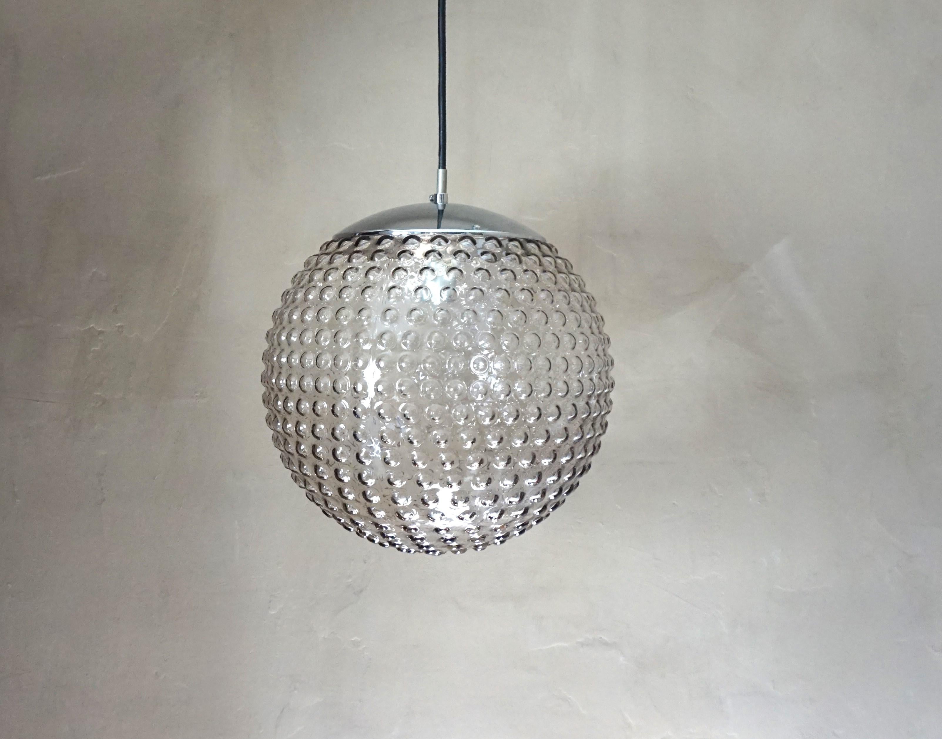 Staff Bubble, lampada a sospensione da soffitto di Rolf Krüger, 1970 In condizioni buone in vendita a Ludwigslust, DE