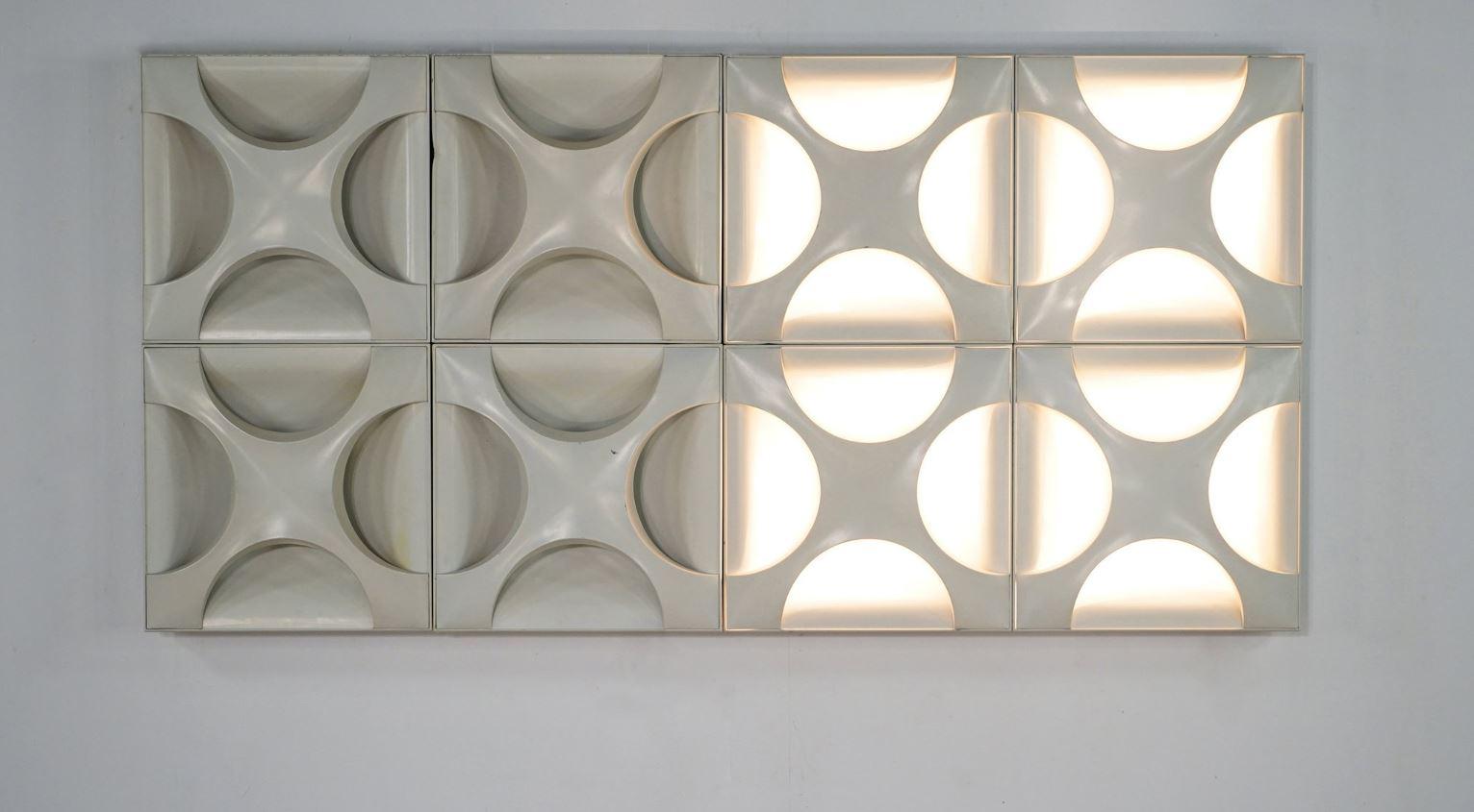Staff Cross Oyster White Wall Light Desgined by Rolf Krüger In Good Condition In Madrid, ES