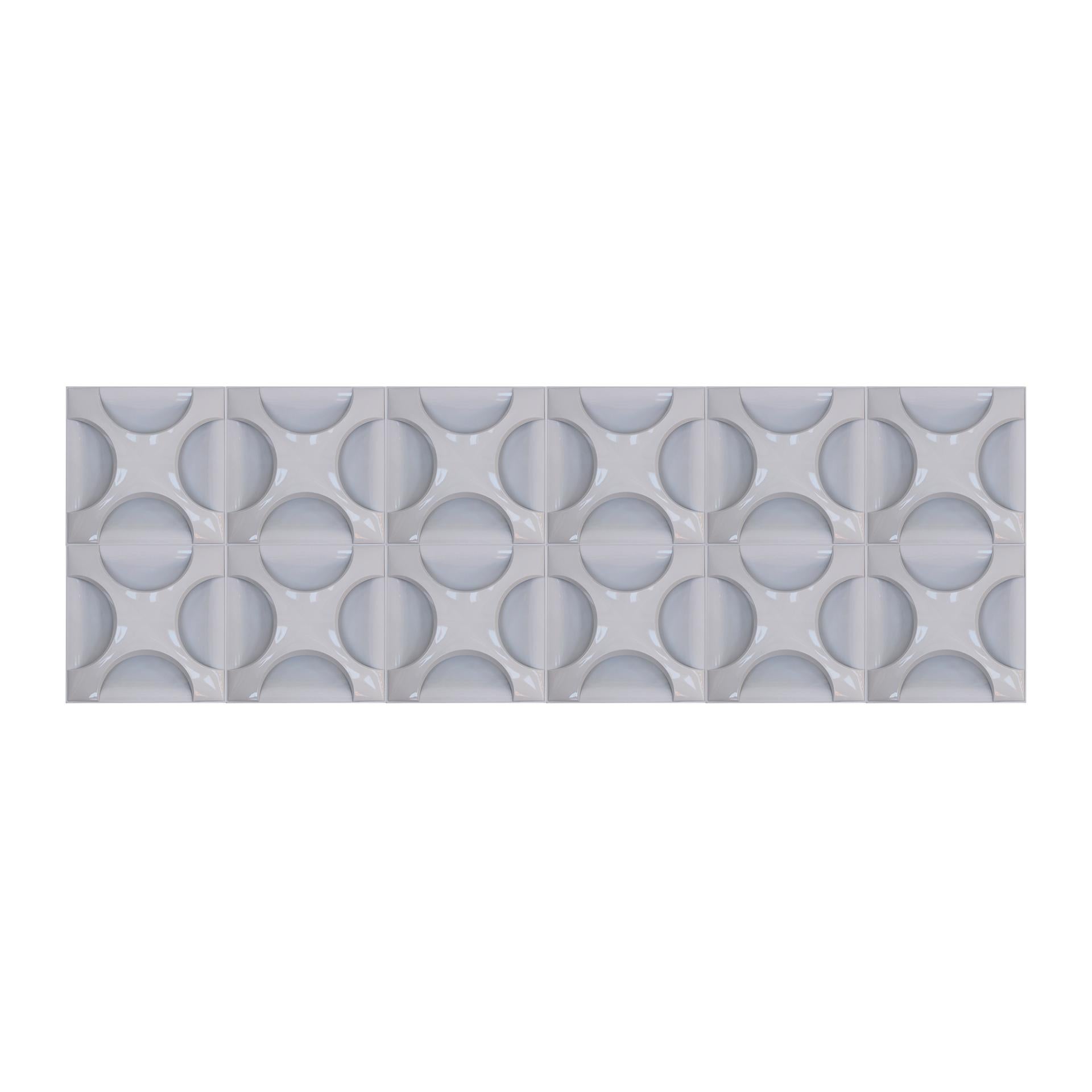 Stabkreuz Oyster White Wall Light Entworfen von Rolf Krüger (Mitte des 20. Jahrhunderts)