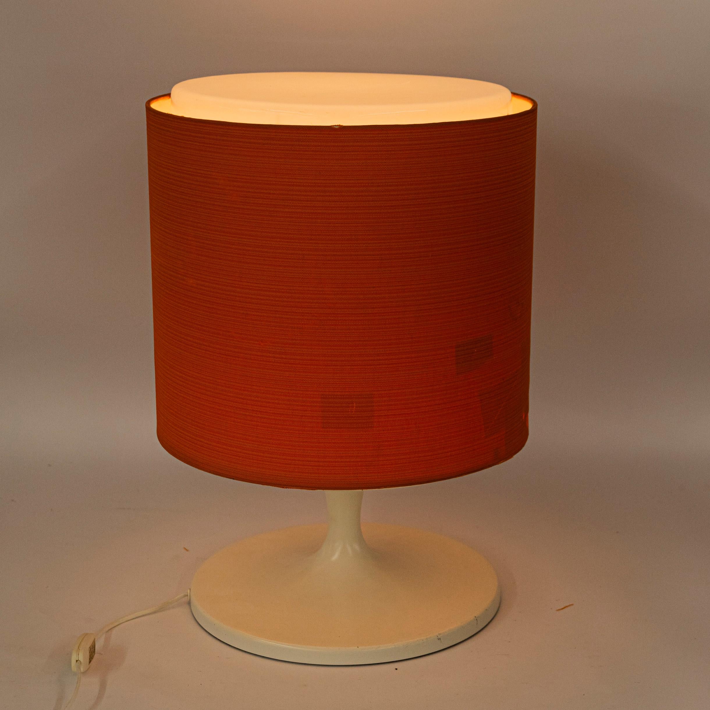 Milieu du XXe siècle Lampe de table tulipe de l'ère spatiale en vente