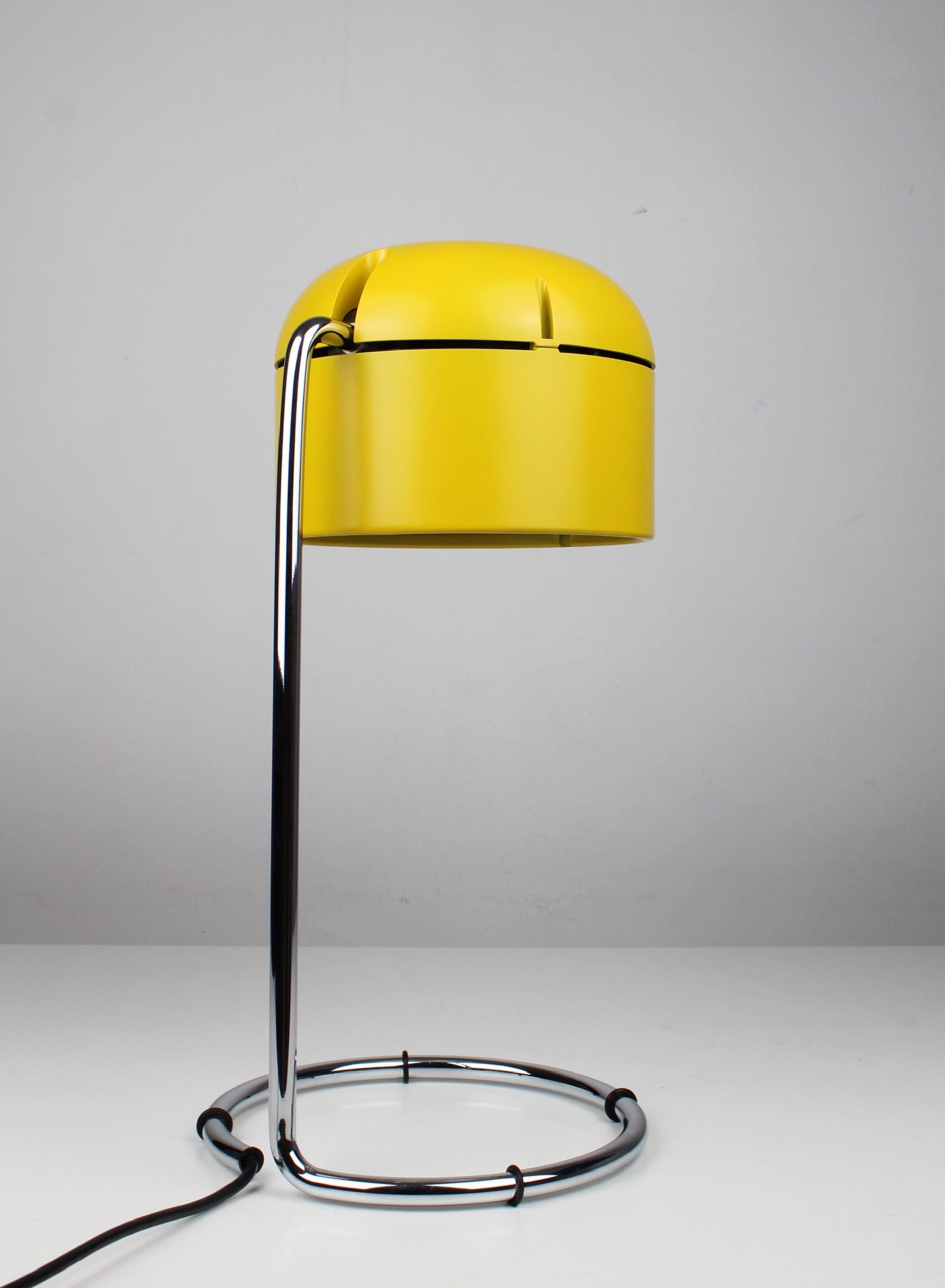 Mid-Century Modern STAFF Yellow lamp with adjustable head by Arnold Berges in 1974