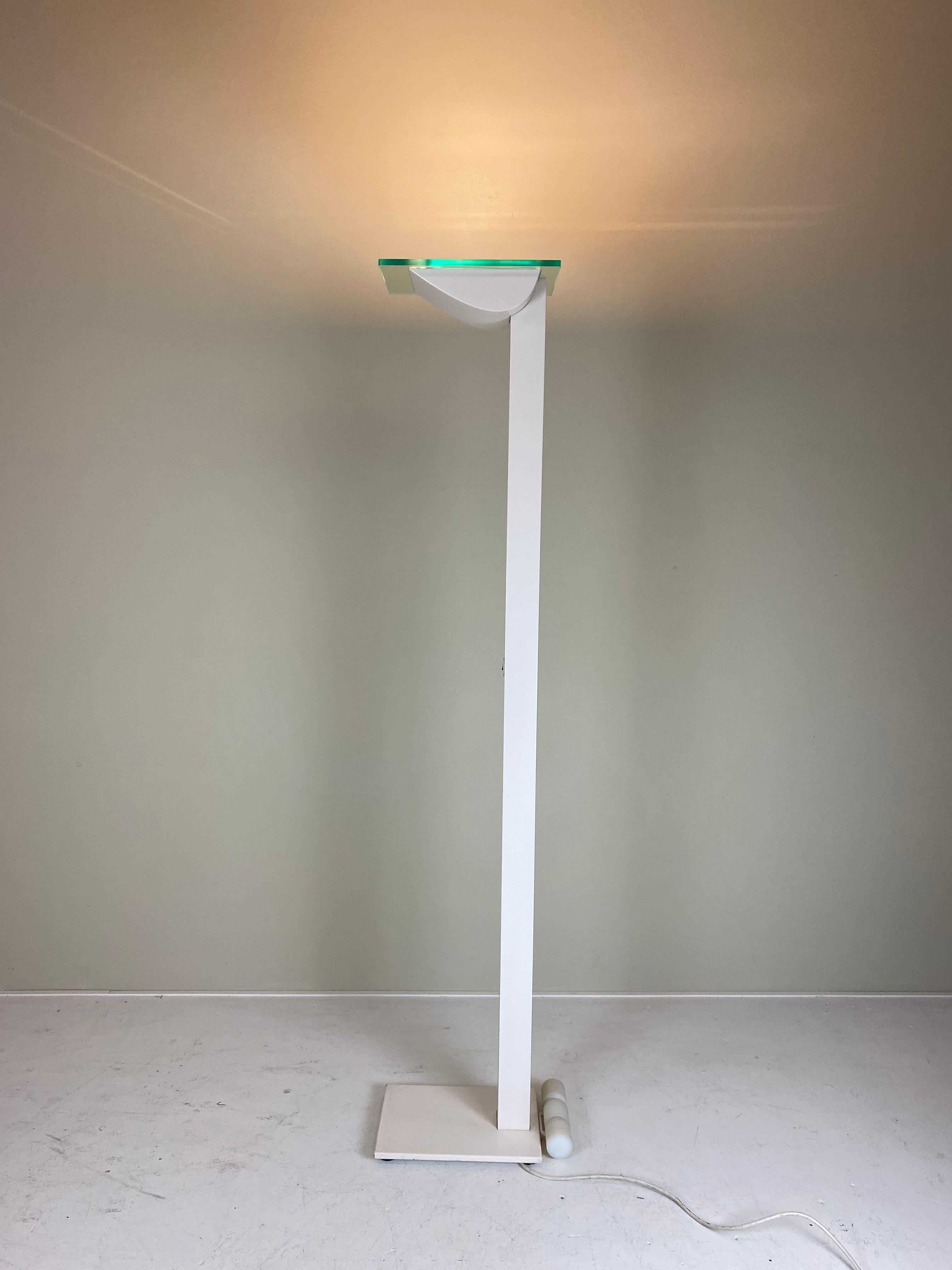 Post-Modern Staff 'Zumtobel' ID-S Floor Lamp/ Uplighter by Ettore Sottsass, Memphis, 1980s For Sale