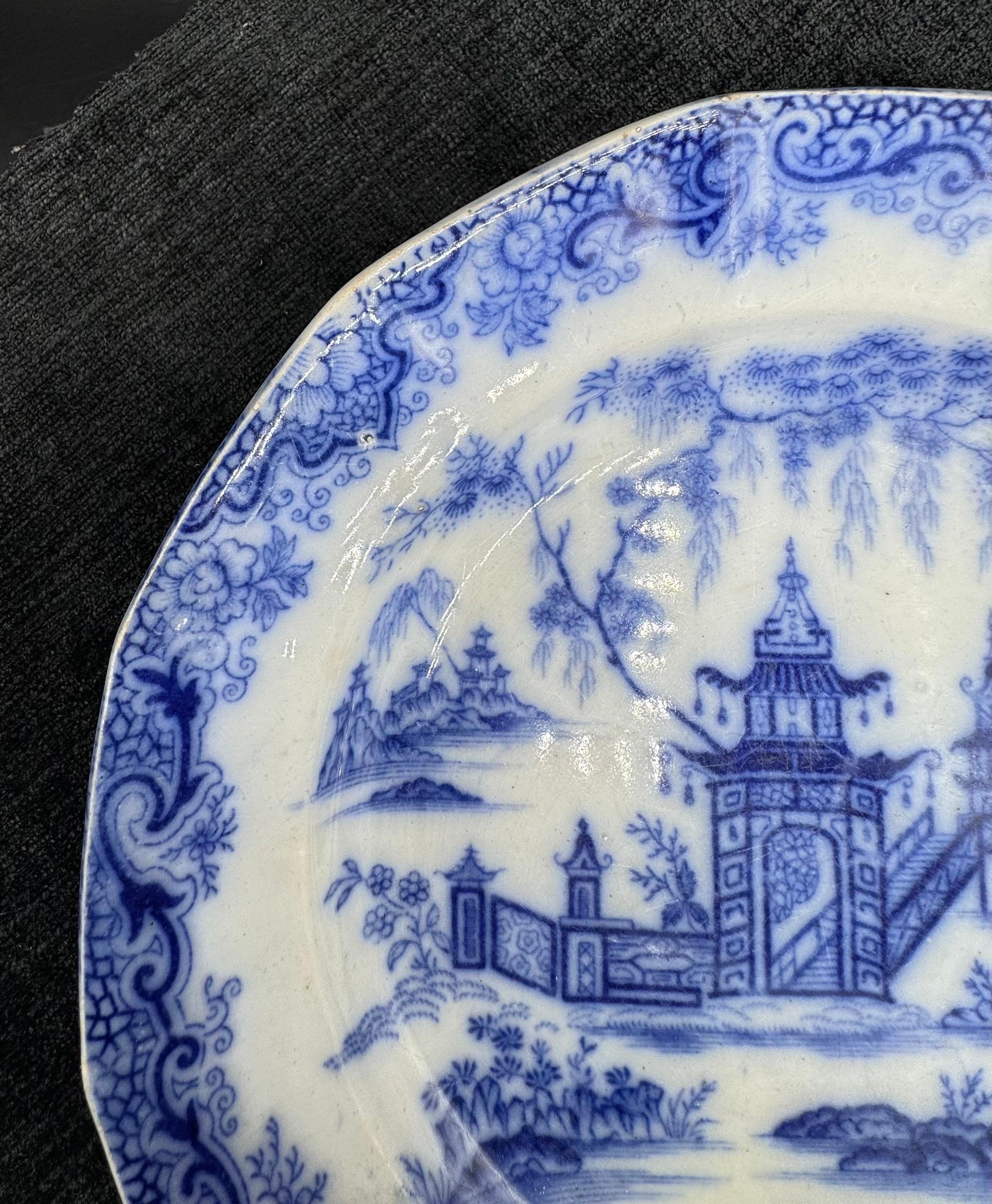 English Staffordshire 8.25 Plate 
