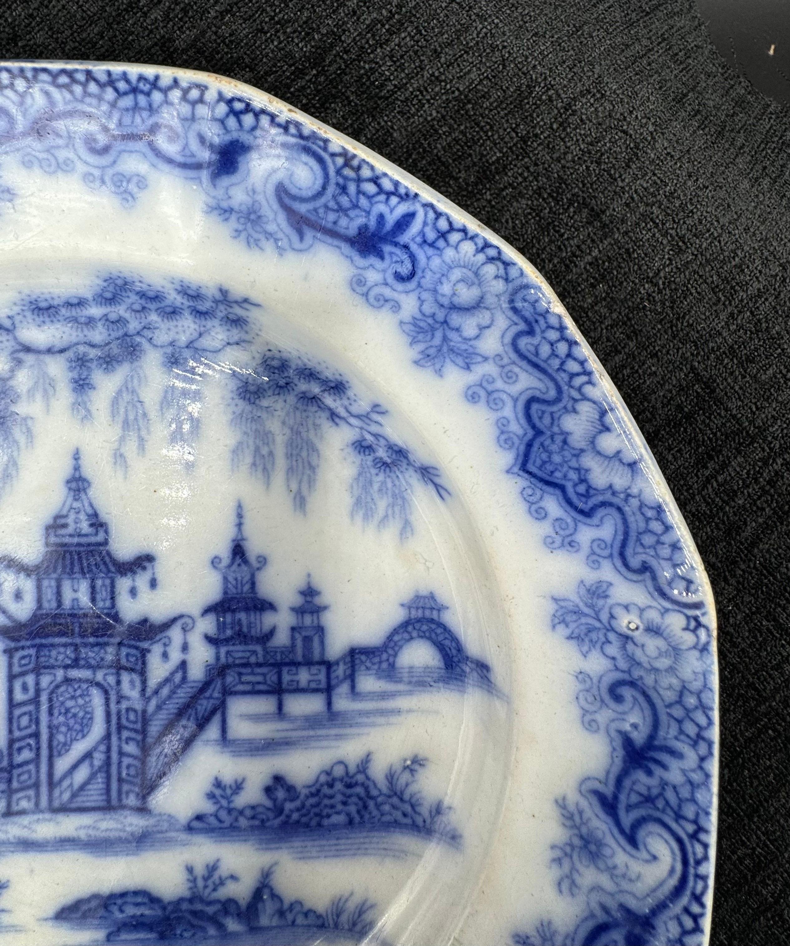 Fired Staffordshire 8.25 Plate 