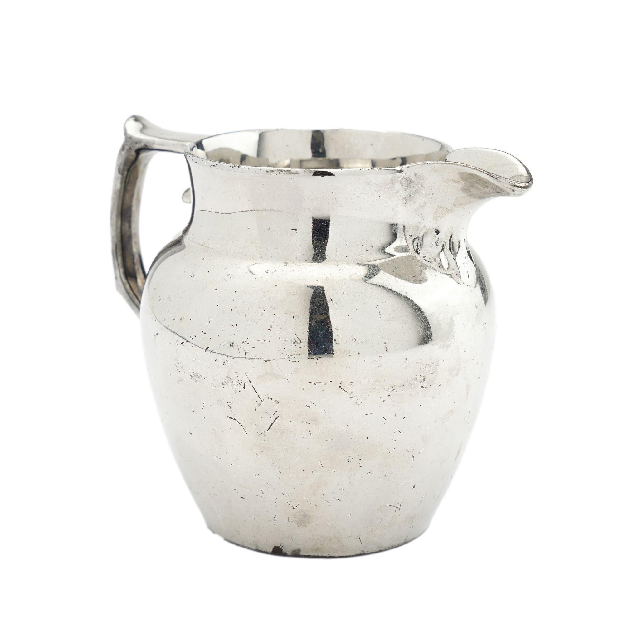 Zuccheriera e lattiera con piede in ceramica Staffordshire luster ware, 1830 ca. in vendita 3