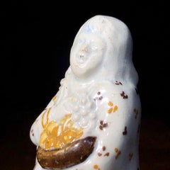 Staffordshire Creamware Figure of ‘Summer’, Pratt Type, circa 1790