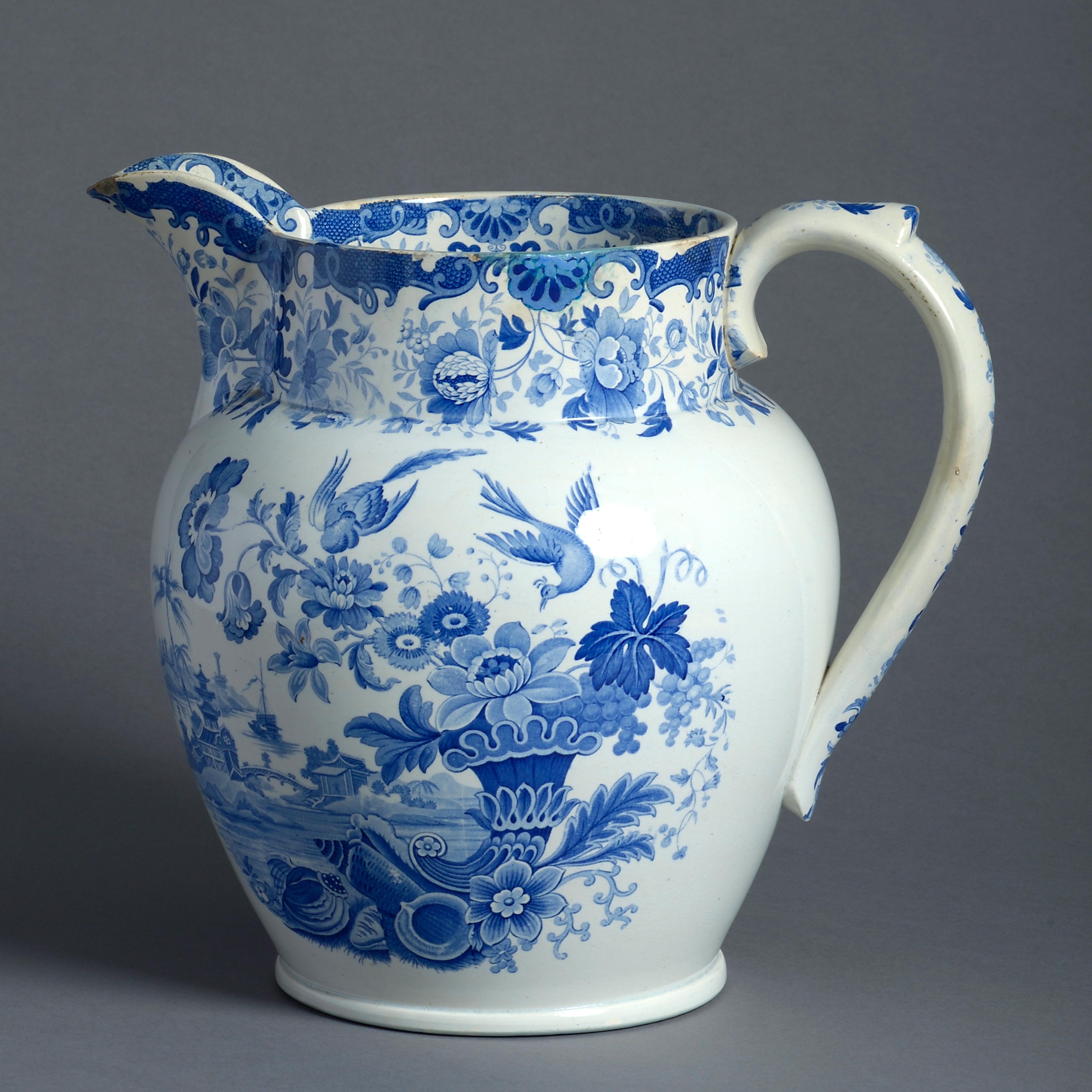 Mid-19th Century Staffordshire Creamware Jug