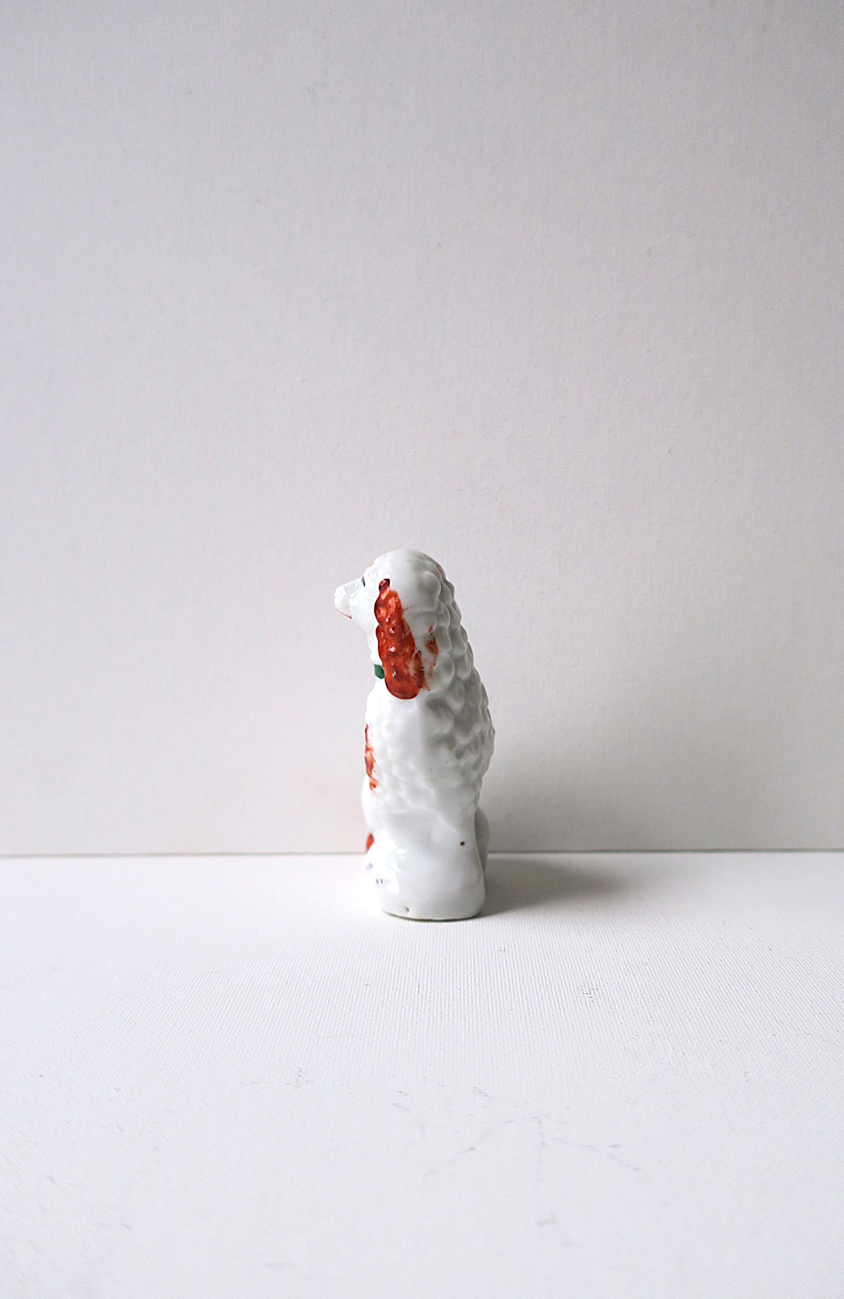 19th Century English Porcelain Dog For Sale
