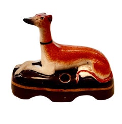 Staffordshire Dog Inkwell