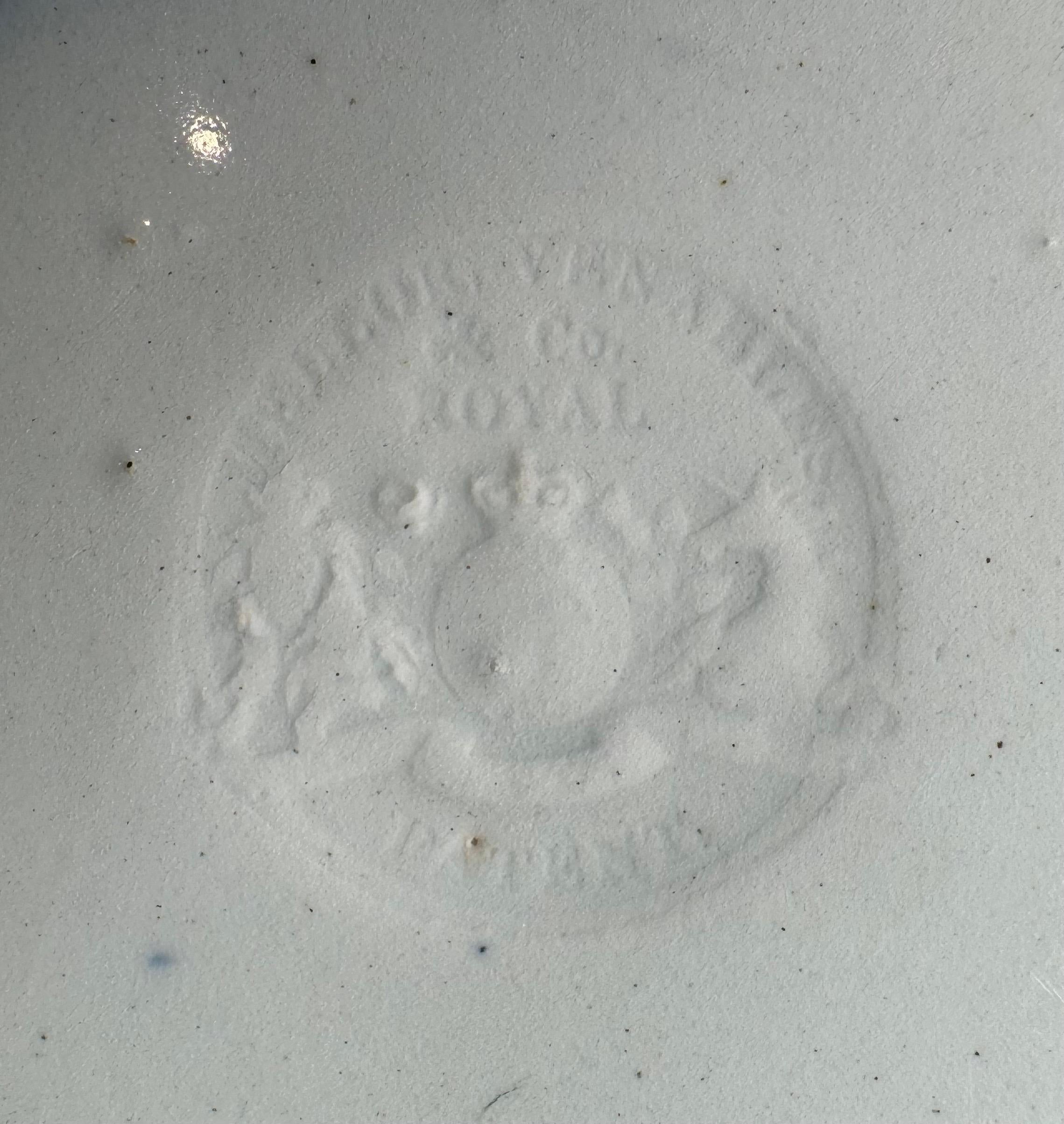 Plato de cerámica de Staffordshire de 8,25