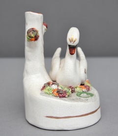 Staffordshire Figure of a Swan