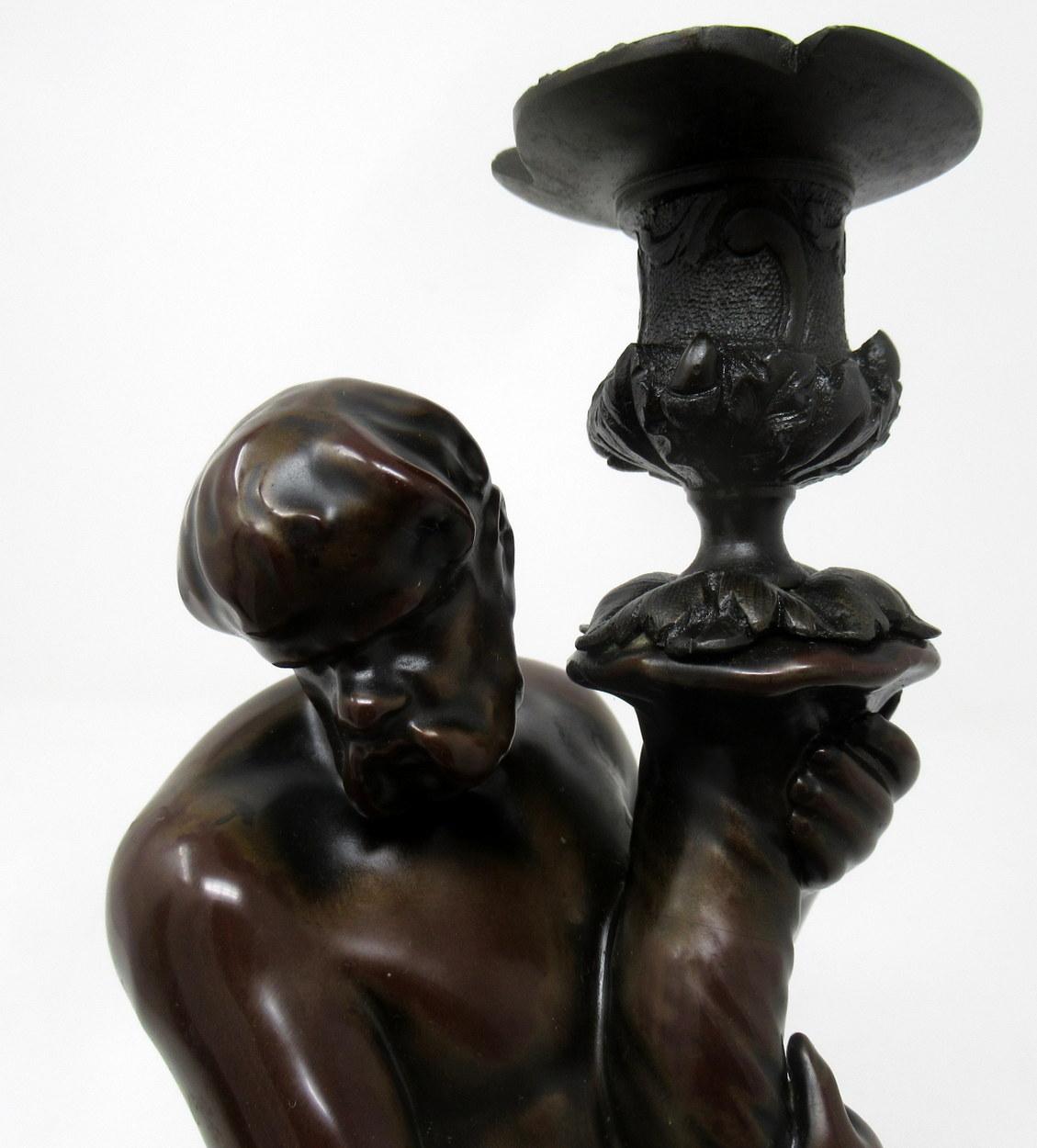 Staffordshire Figure of Male Triton John Flaxman by Wood Caldwell 19th Century For Sale 4