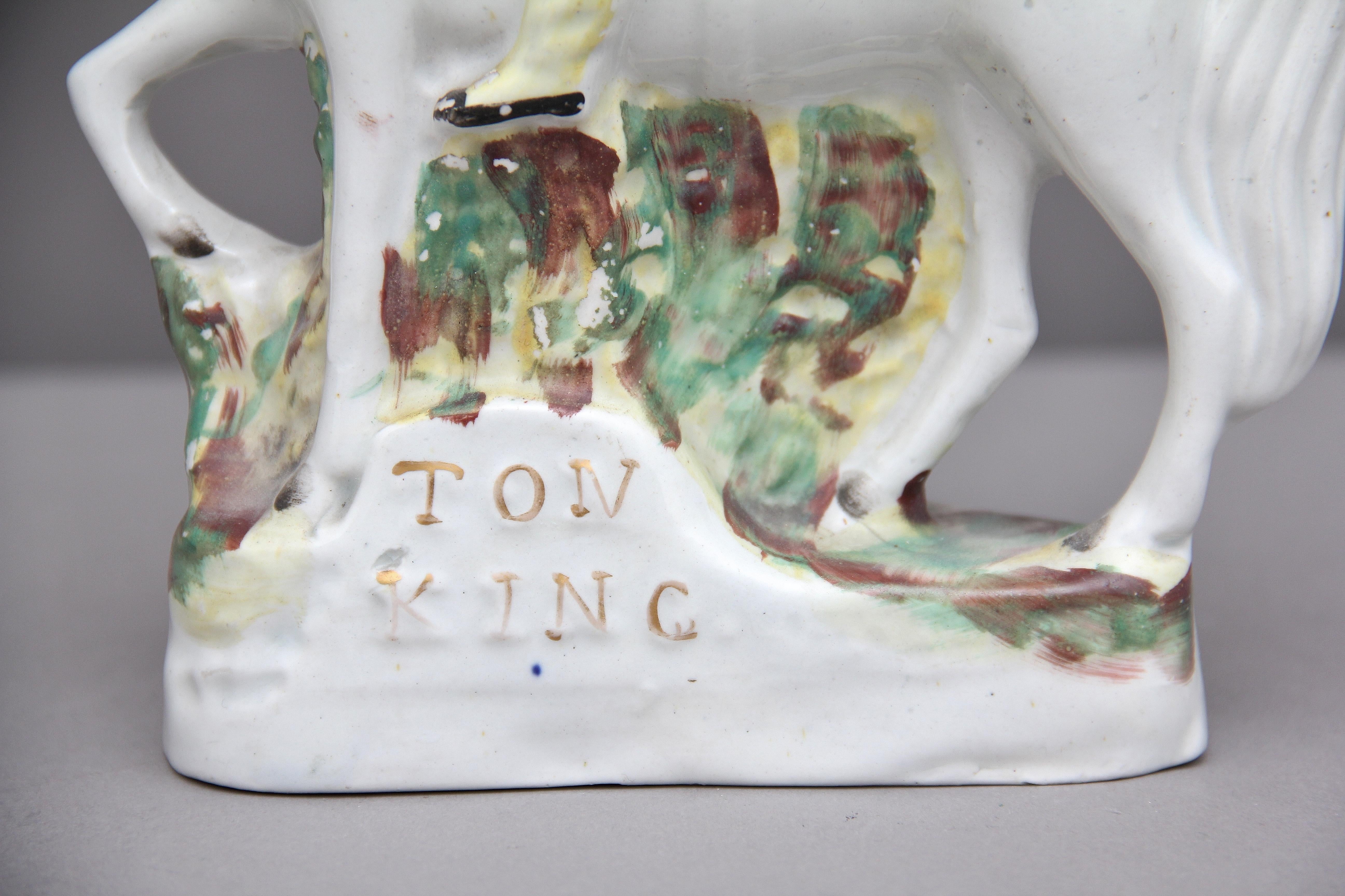 Ceramic Staffordshire Figure of Tom King