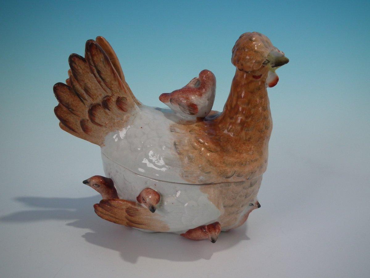 Staffordshire Hen and Chicks Tureen and Cover 4