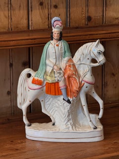 Staffordshire Pferd und Reiter Figur