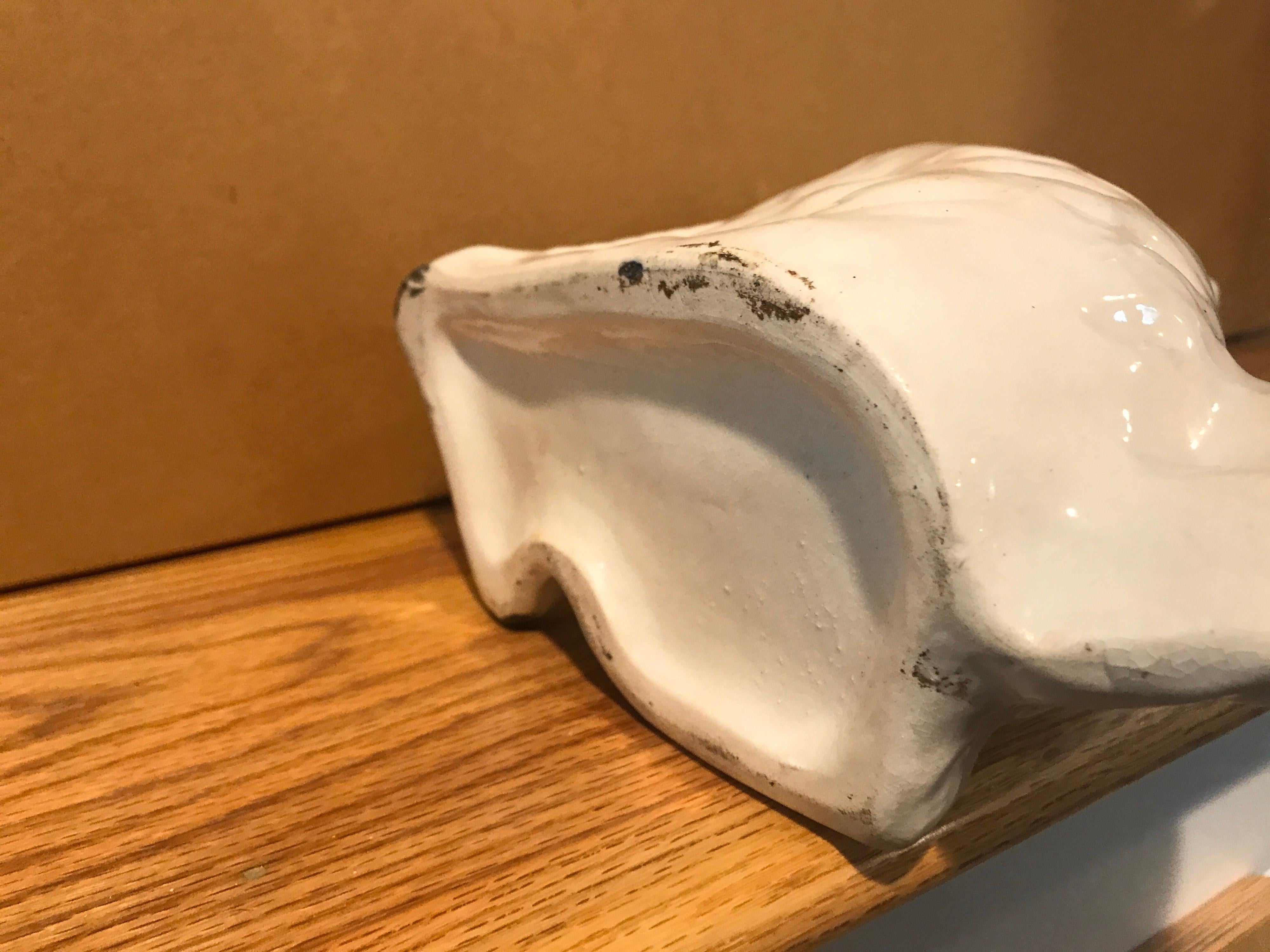 Staffordshire King Charles Spaniel circa 1850, England 'Pair' In Good Condition For Sale In Billerica, MA