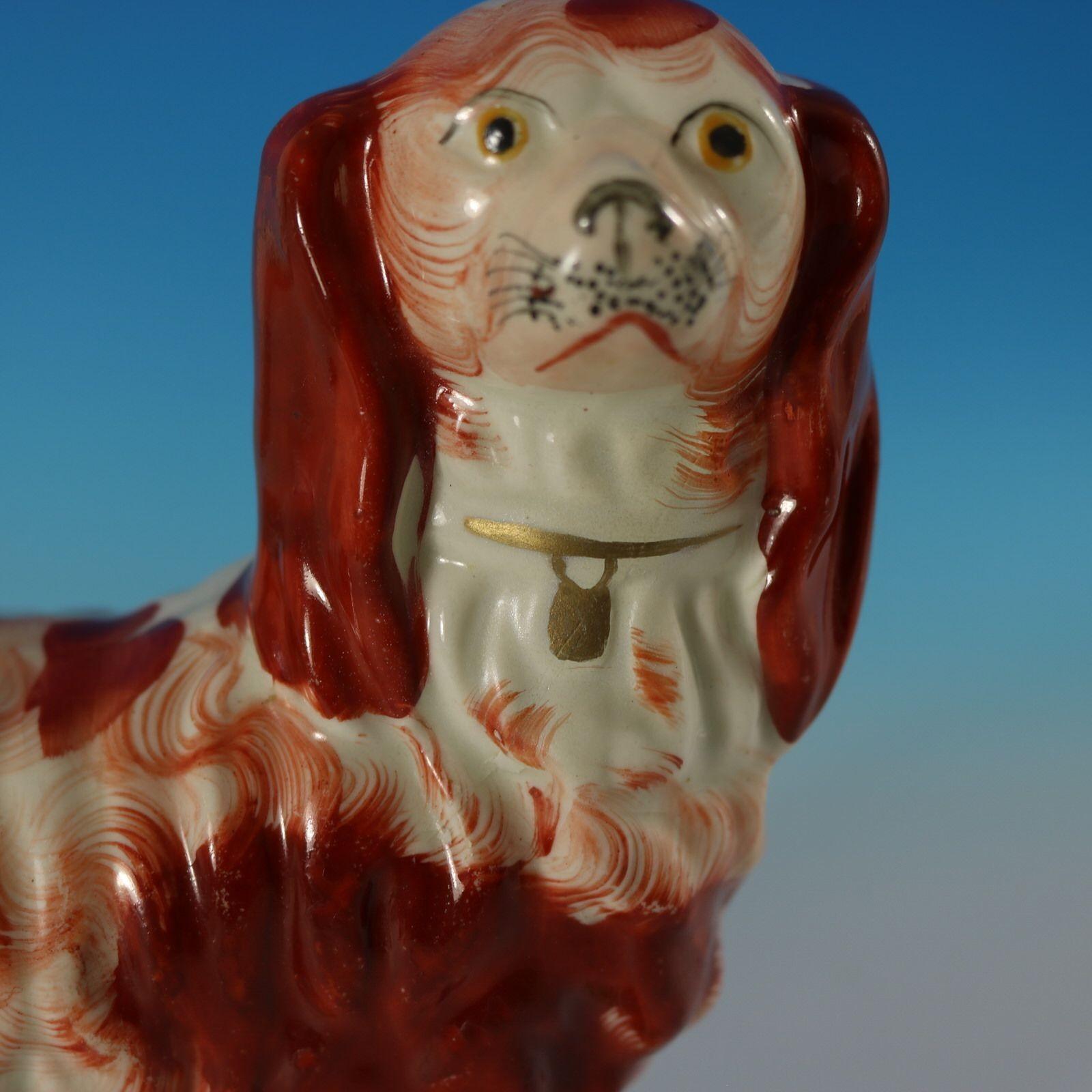 Staffordshire Charles Spaniel su base di foglie in vendita 9