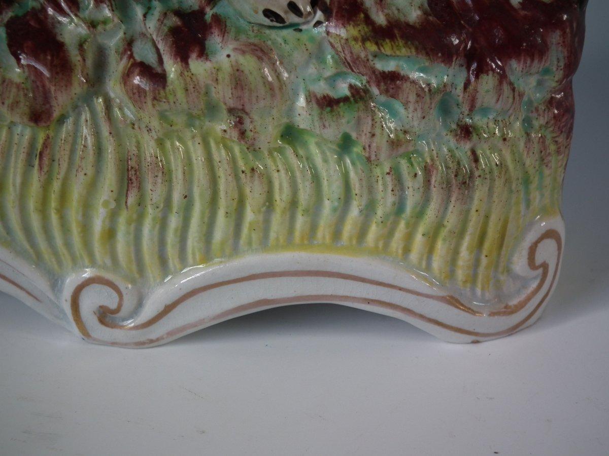 Staffordshire Macombo and Lion Spill Vase 1