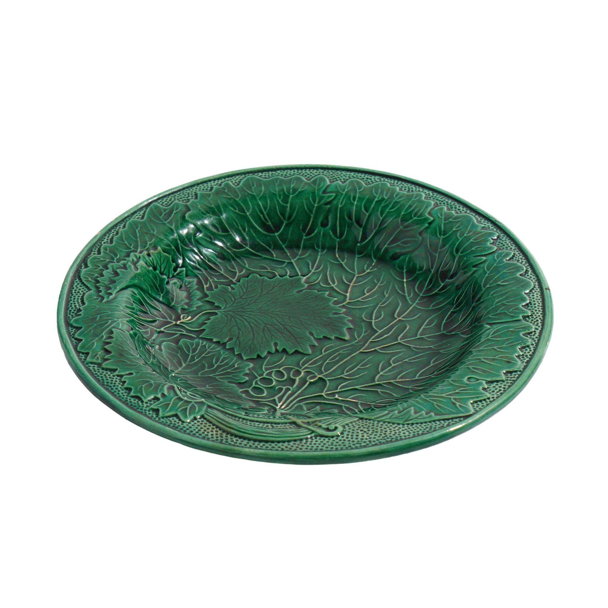 Britannico Piatto in maiolica dello Staffordshire, 1840 ca. in vendita