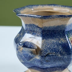 Staffordshire Peafowl Spatterware Sugar Bowl, 19th Century