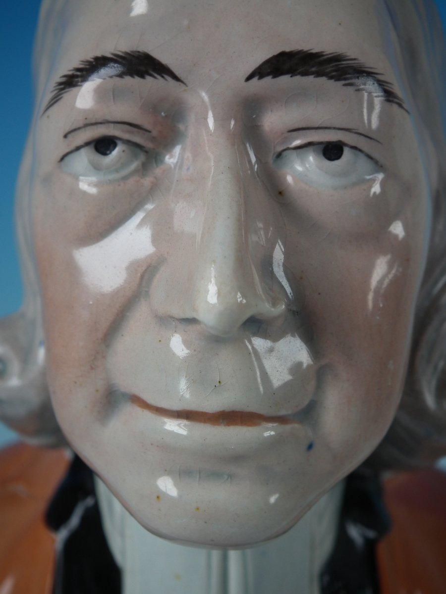 Staffordshire Pearlware 'John Wesley' Bust 5