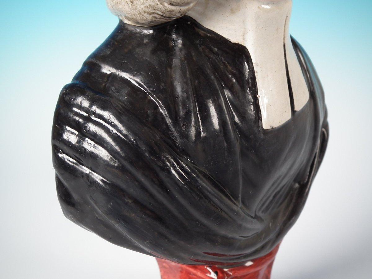 English Staffordshire Pearlware 'John Wesley' Bust For Sale