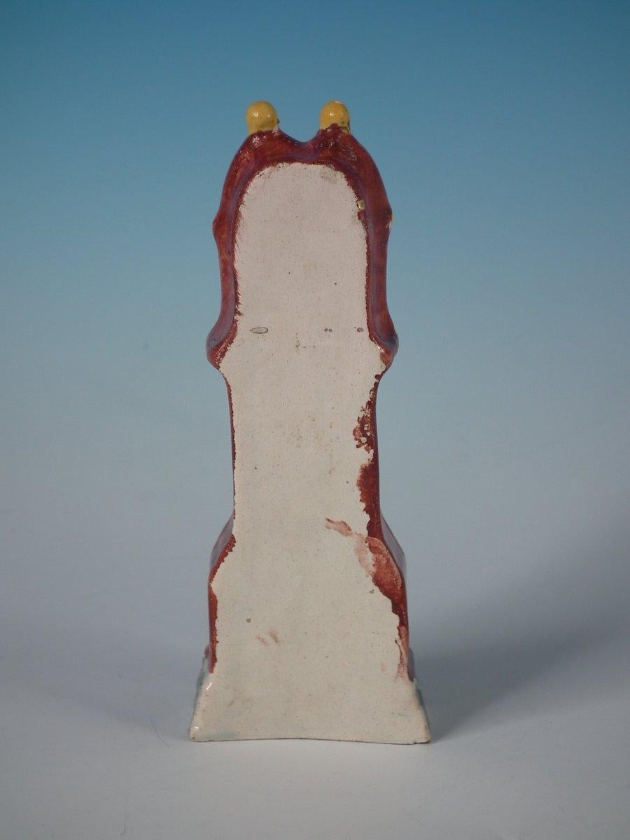 Orologio a cassa lunga Staffordshire Pearlware in vendita 2