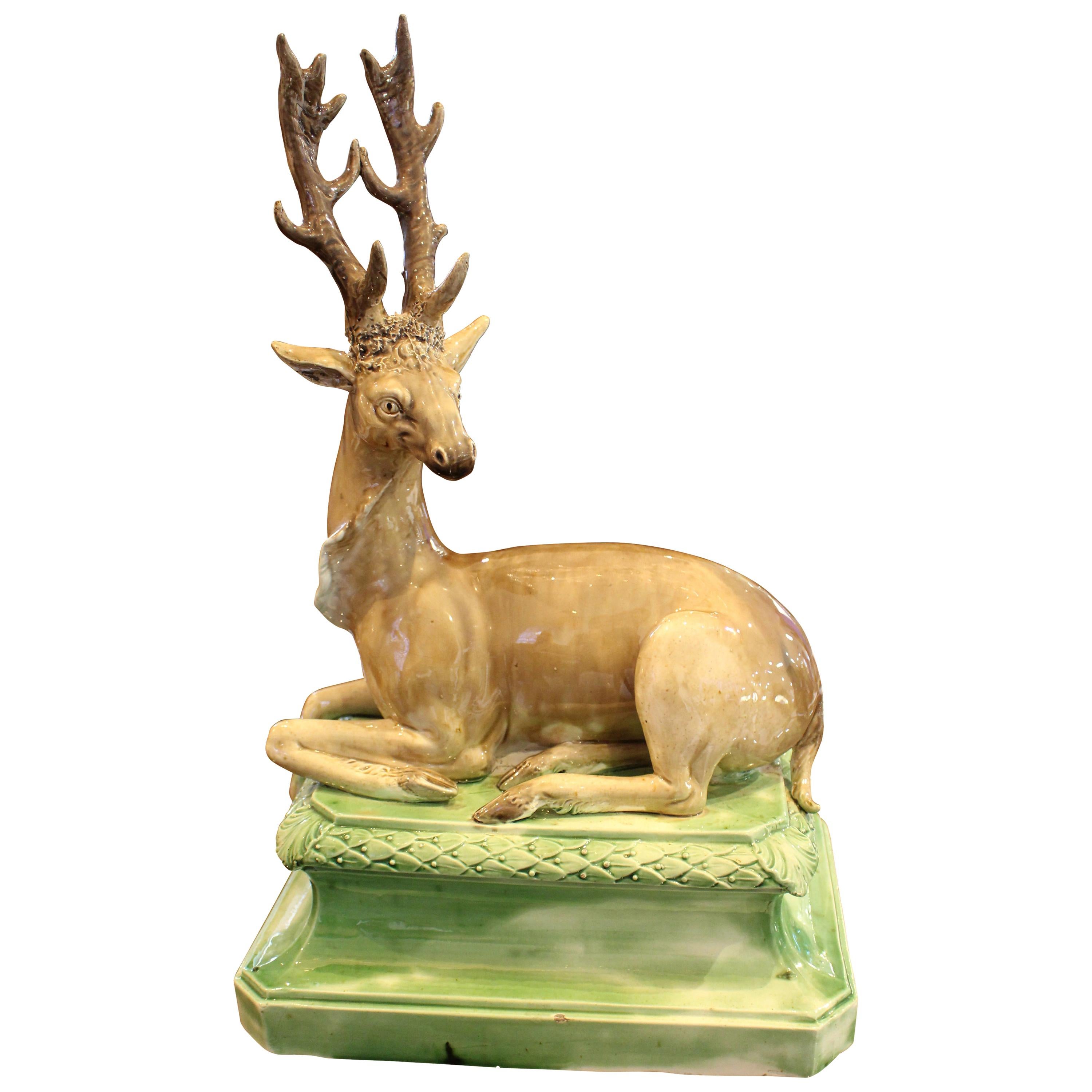 Staffordshire Pearlware Model of a Stag