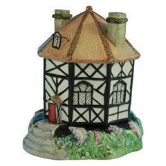 Staffordshire Pearlware Octagonal Cottage Pastille Burner