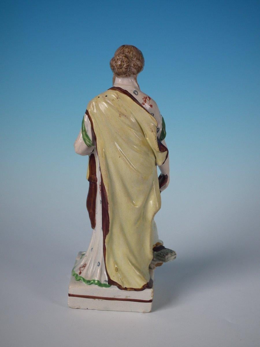 Glazed Staffordshire Pearlware 'Peace' Figure