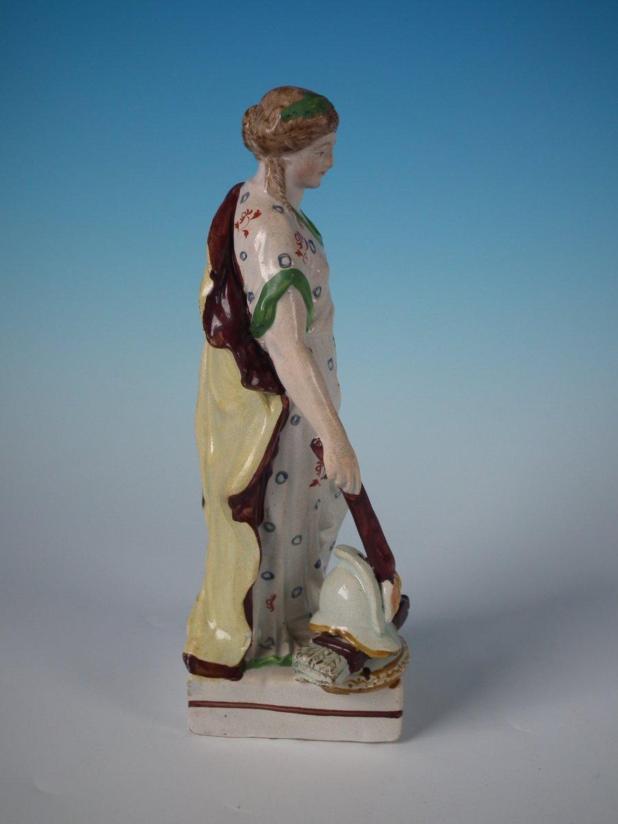 Staffordshire Pearlware 'Peace' Figure In Good Condition In Chelmsford, Essex