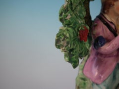 Staffordshire Pearlware Piper with Dog Bocage Figure