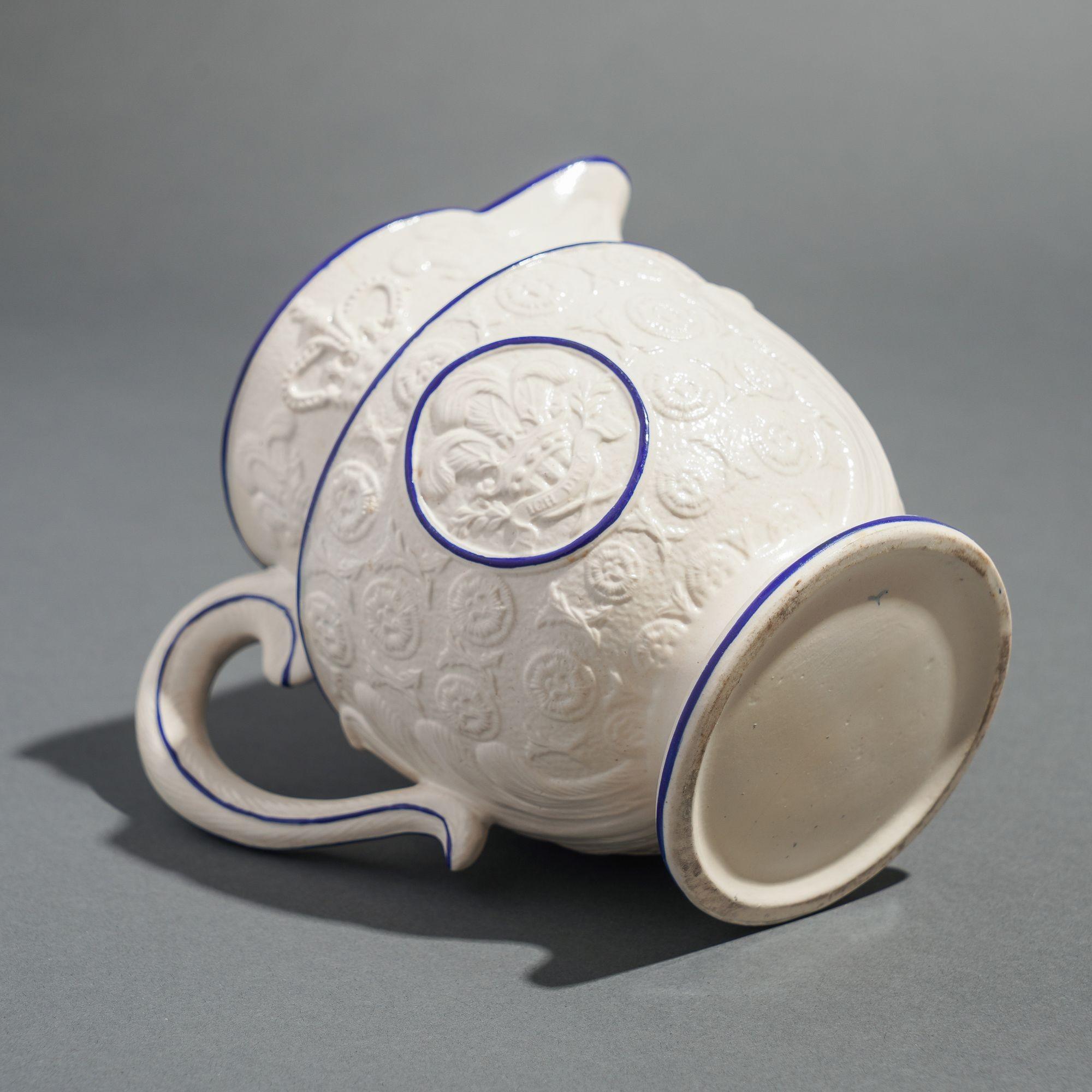 Staffordshire pitcher commemorating the coronation of George IV, 1821 For Sale 5