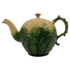 Staffordshire Pottery ‘Cauliflower’ Teapot & Cover, c. 1765