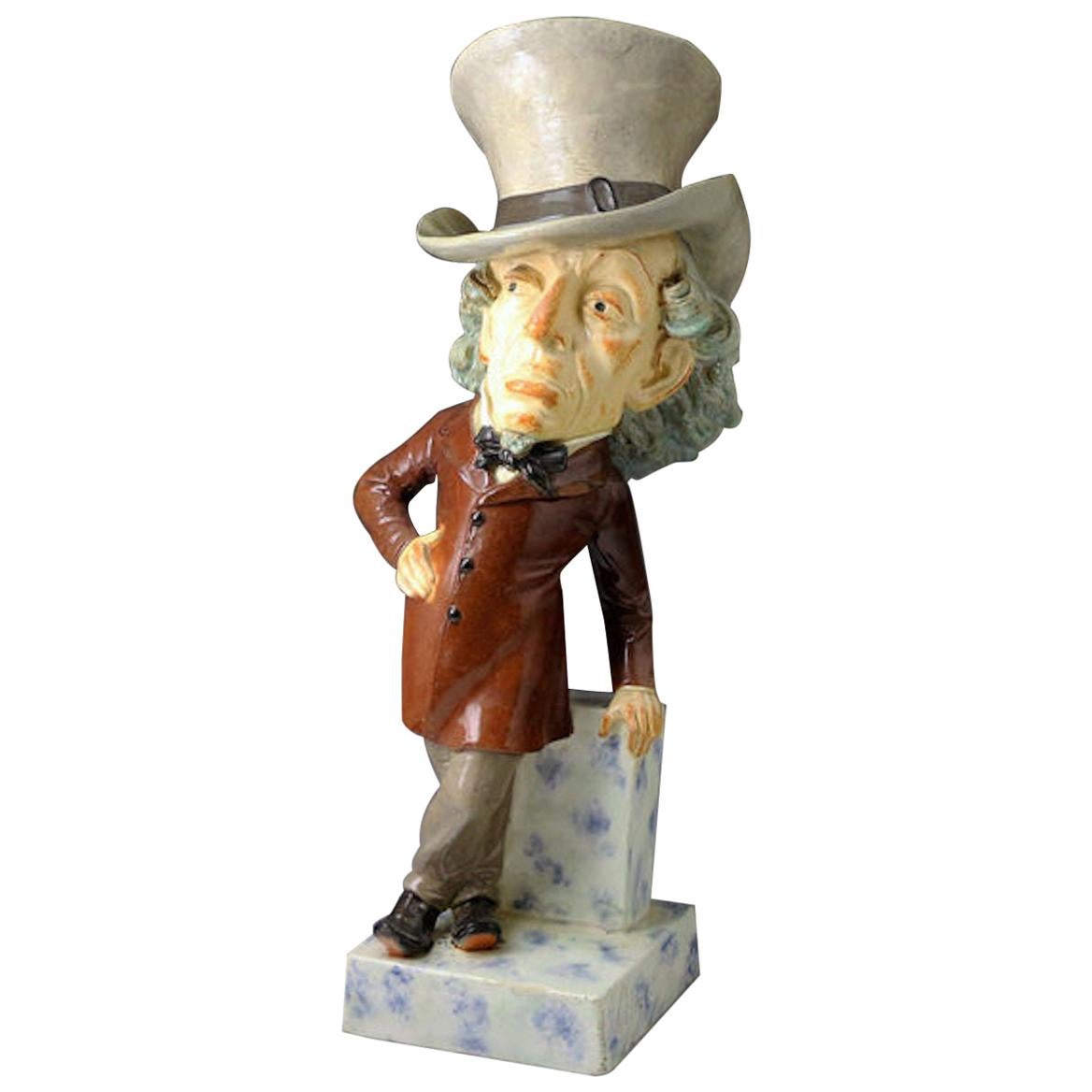 Staffordshire Pottery Charcture Figure of Benjamin Disraeli