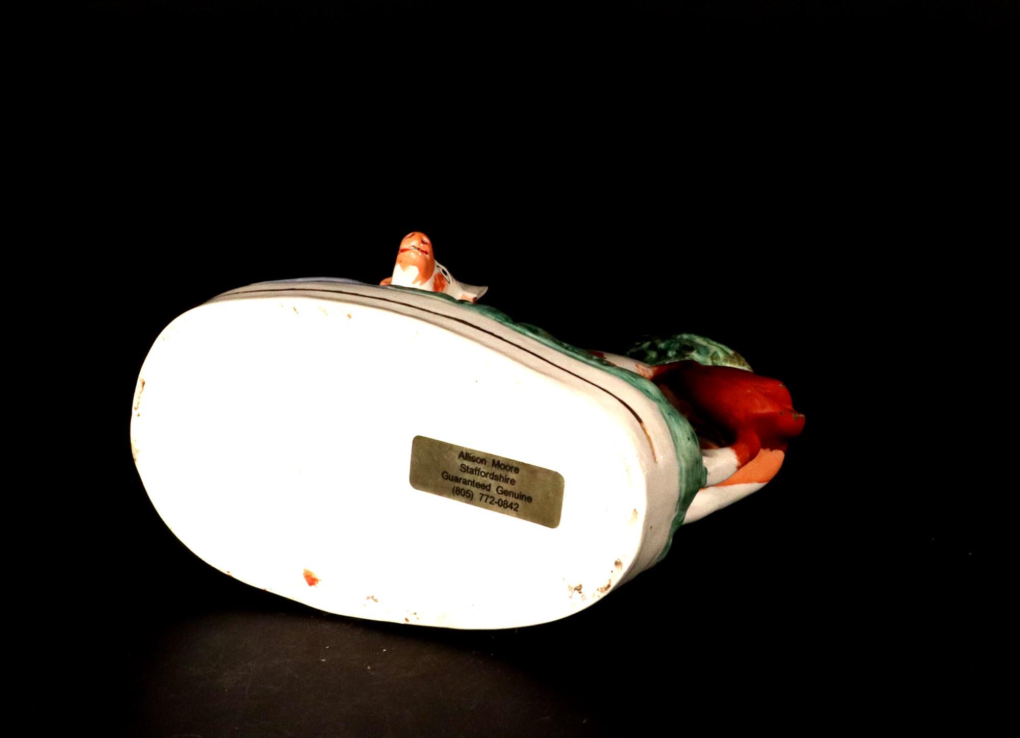 Jarrones con figura de vaca de cerámica de Staffordshire en venta 10