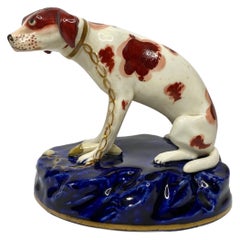 Staffordshire pottery ‘Dismal Hound’, c. 1840.
