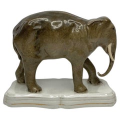 Staffordshire pottery elephant ‘Jumbo’, c. 1860.