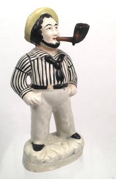 Staffordshire Pottery Figure of Sailor Jack Tar