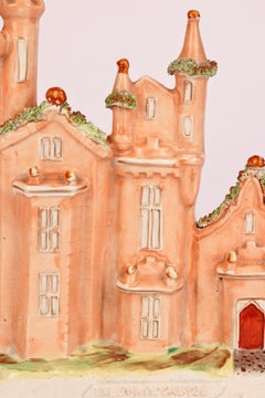 Staffordshire Pottery Flatback Model of Balmoral Castle