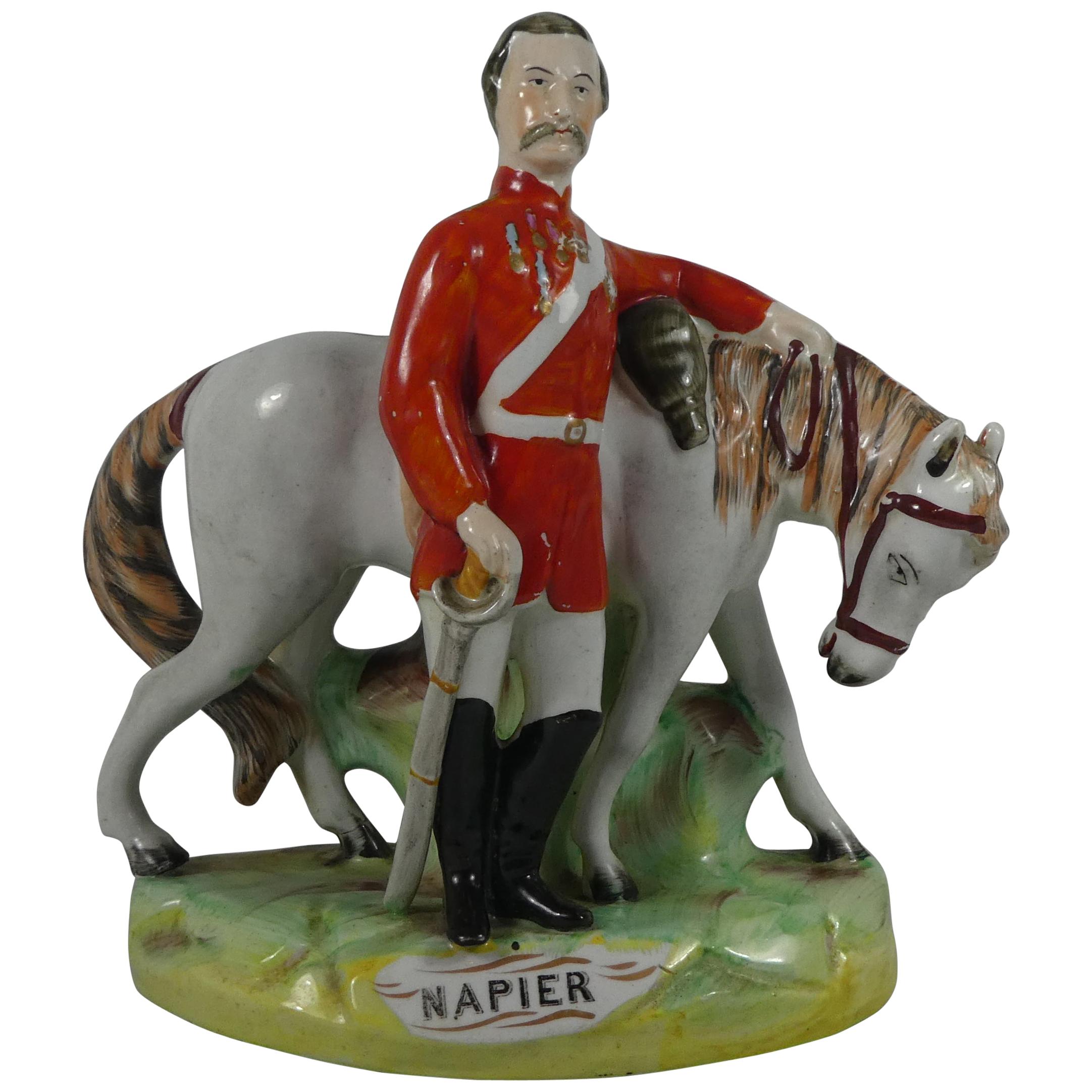Staffordshire Pottery Group General ‘Napier’, circa 1860