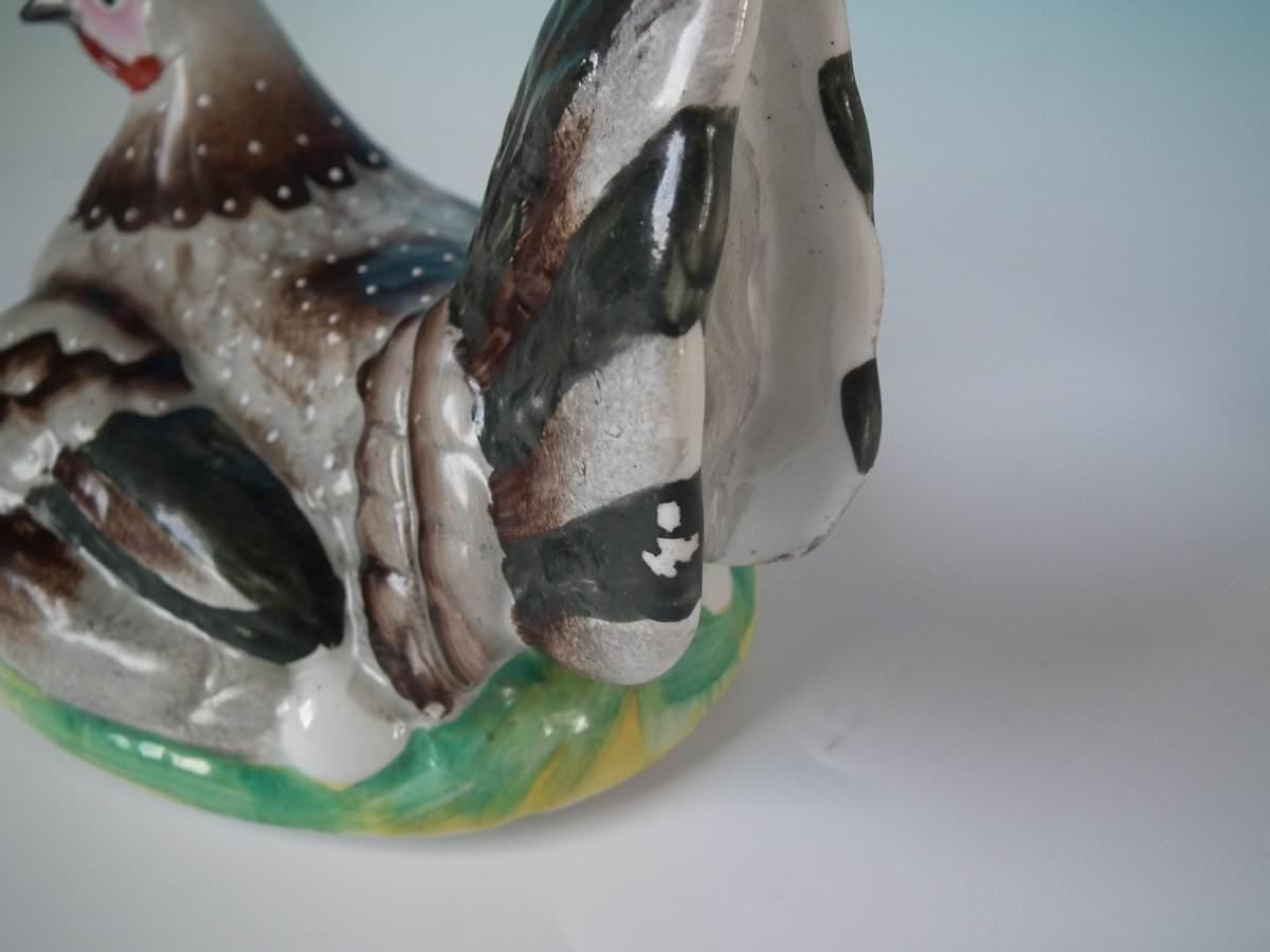 Staffordshire Pottery Hen on Nest Tureen 1