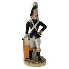 Antique Staffordshire Pottery King Charles I, c. 1860