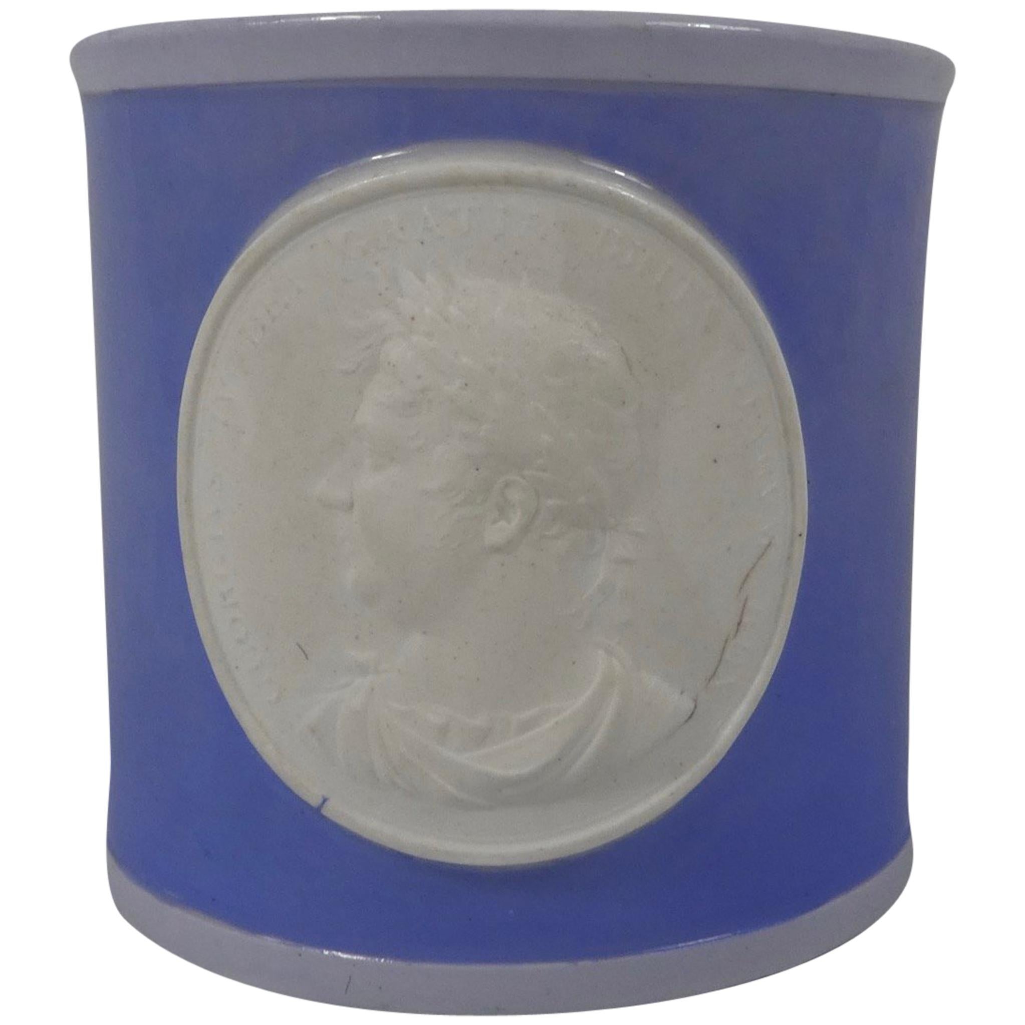 Staffordshire Pottery King George IV Mug, Dated 19th July 1829